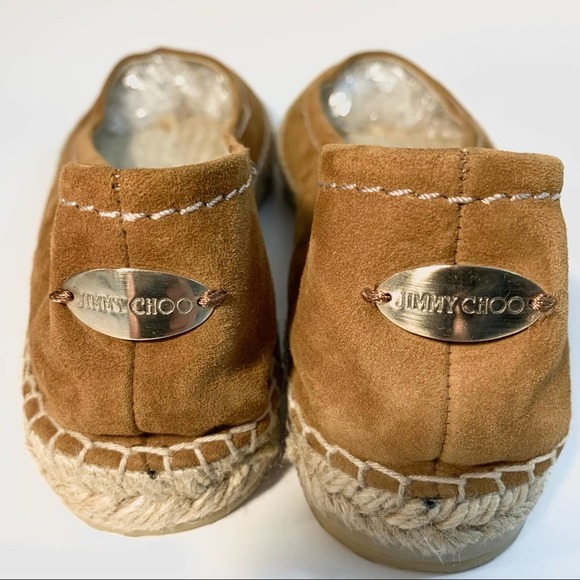 Jimmy Choo Brown Suede Flats - Picture 8 of 8
